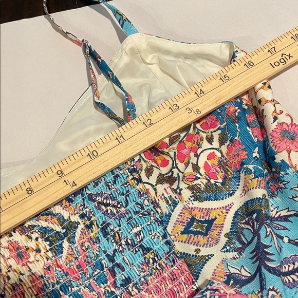 Eliza J Mixed Print Floral Tiered Maxi Dress Size 14, NWT - Picture 14 of 16